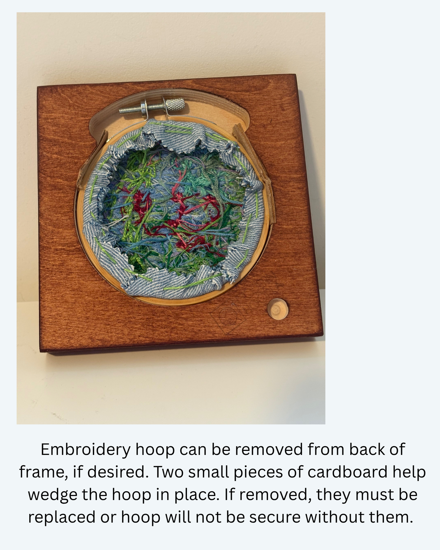 Water Lilies Embroidery Hoop