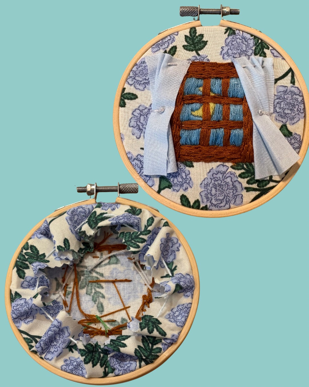Summer Nights Embroidery Hoop